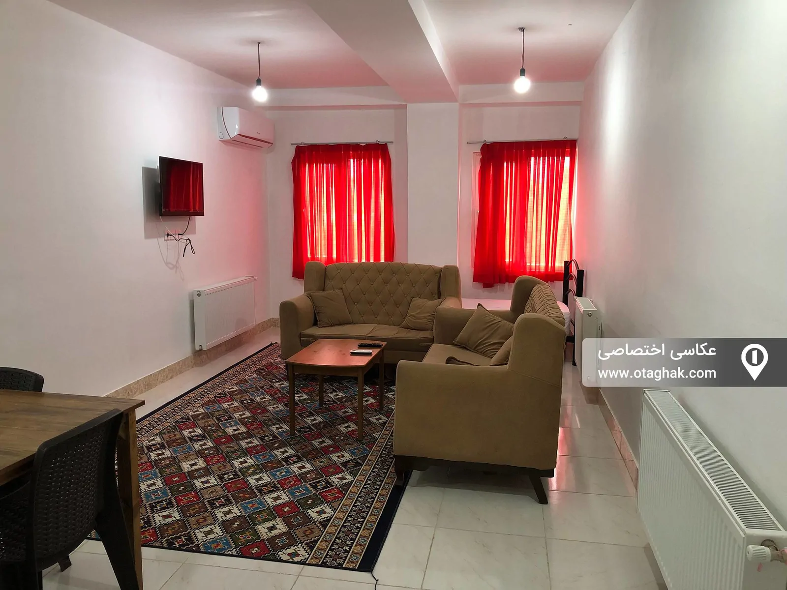 آپارتمان ساحلی مبله سینا (واحد 7) ،1 خوابه در نوشهر - اتاقک