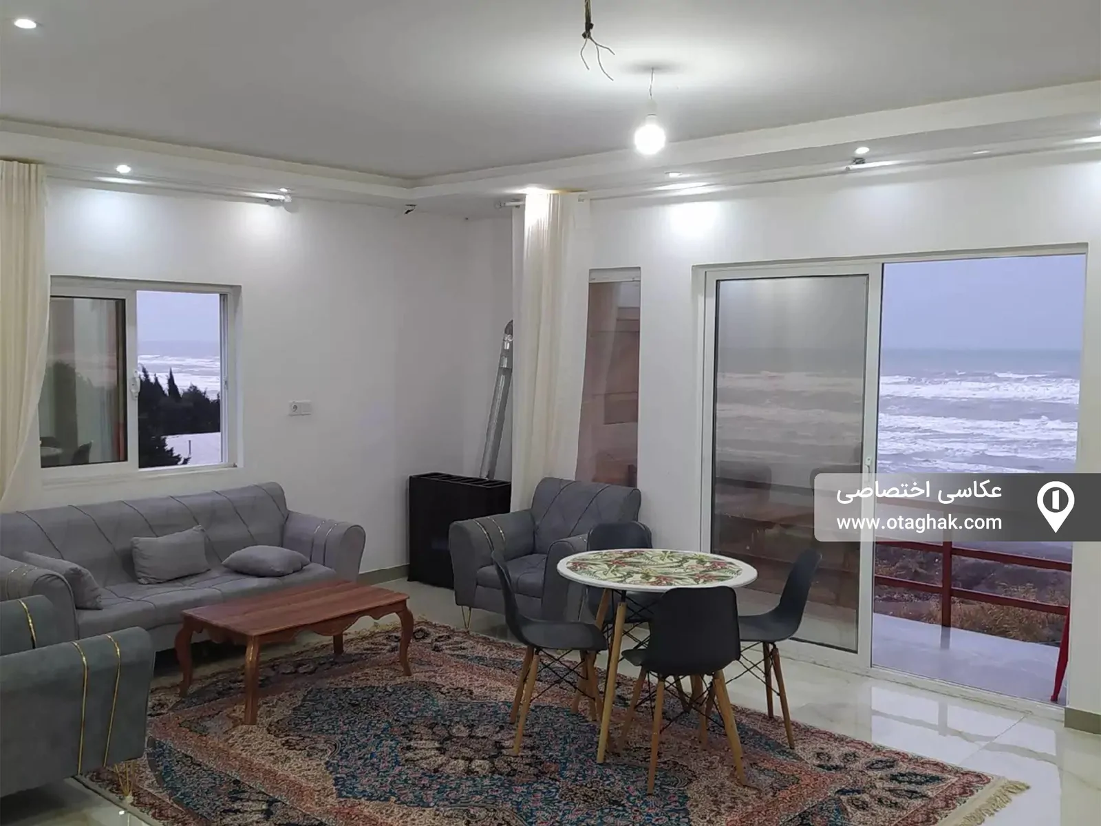 آپارتمان مبله ساحلی دریائی(4)،2 خوابه در محمودآباد - اتاقک